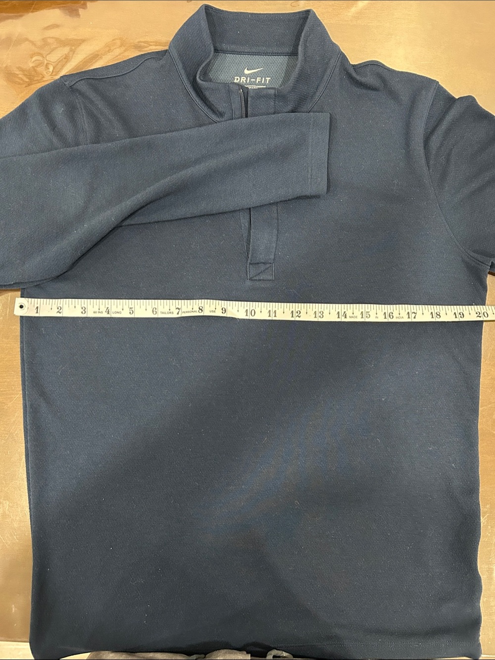 Nike Navy Dri-FIT Quarter-Zip Pullover